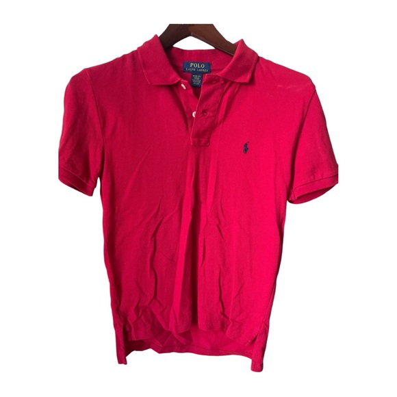 ⚡️ Ralph Lauren Red Polo Shirt ~ Size M (10/12) ⚡️ - Picture 1 of 3